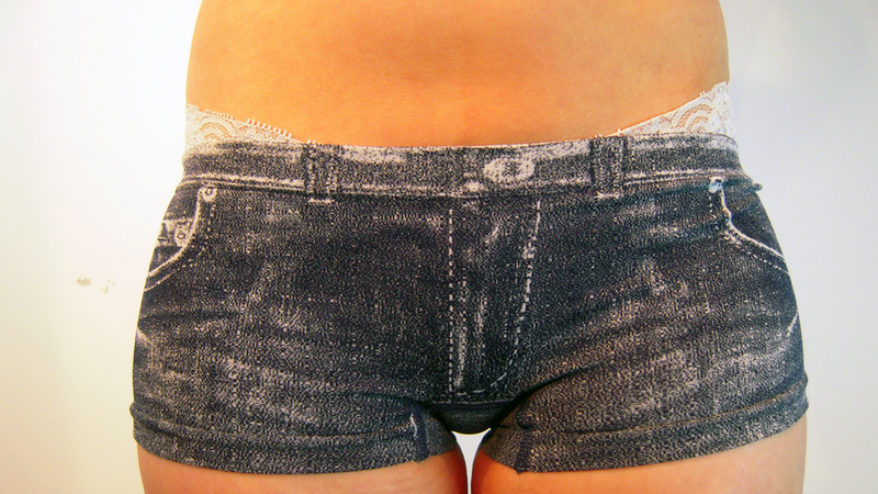 Illustration for article titled This Is What Happens When Jeans, Leggings, & Underpants Mix